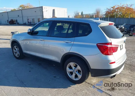 2011 BMW X3 xDrive28I from USA, damaged, VIN 5UXWX5C57BL714847